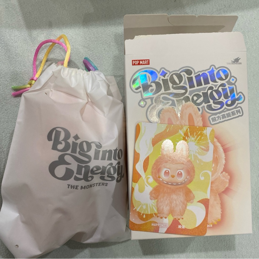 Pop Mart Big Into Energy Happiness Labubu The Monsters